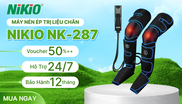 Máy nén ép trị liệu chân Nikio NK-287