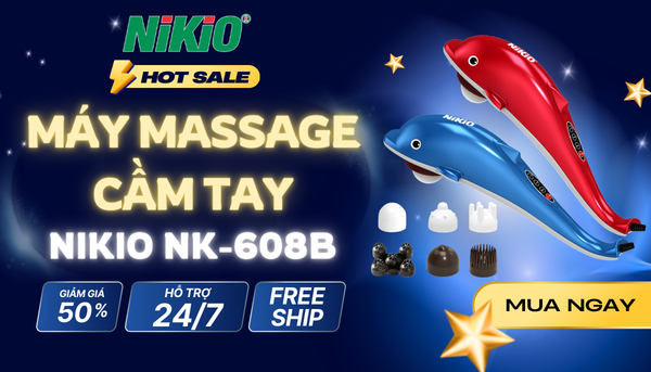 Máy massage cầm tay Nikio NK-608B