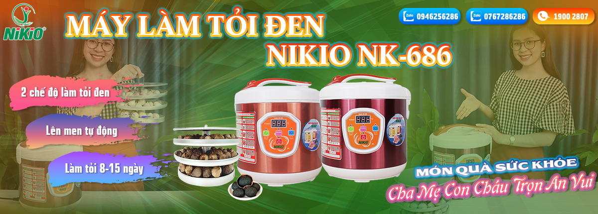 Nồi làm tỏi đen Nikio NK-686