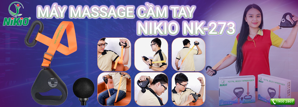 Súng massage cầm tay Nikio NK-273