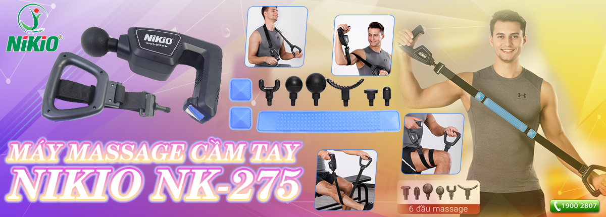 Súng massage cầm tay Nikio NK-275