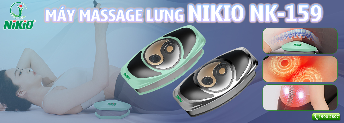 Máy massage lưng Nikio NK-159