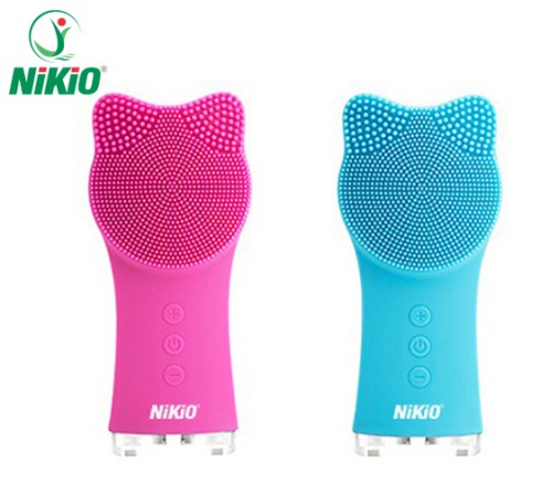 Video Máy rửa mặt kết hợp massage nâng cơ Nikio NK-120, Phù hợp với mọi loại da mặt
