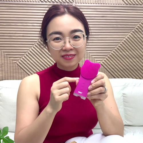 Video Tiktoker Thùy Nhiên trải nghiệm máy rửa mặt Nikio NK-120
