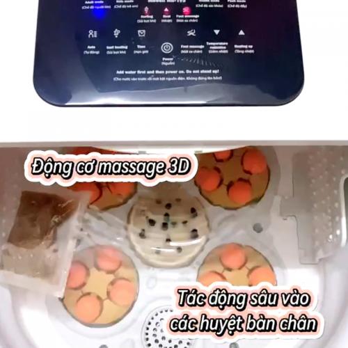 Video Tiktoker Phạm Hằng trải nghiệm bồn ngâm chân gấp gọn Nikio NK-193