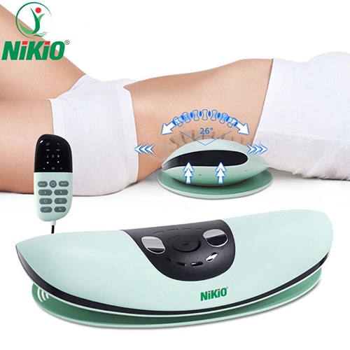Video máy massage thắt lưng và kéo giãn cột sống lưng pin sạc Nikio NK-158