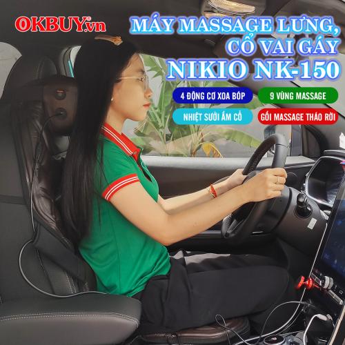 Video nệm massage trên ô tô và tại nhà Nikio NK-150 - món quà sức khỏe ý nghĩa