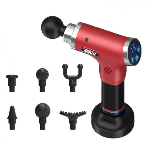 Video review súng massage gun giảm căng cơ Nikio NK-171 - Đỏ tím
