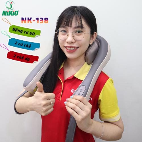 Video video máy (đai) massage cổ vai gáy nikio nk-138 - công nghệ 6d xoa bóp chuyên sâu, giảm đau cực nhanh