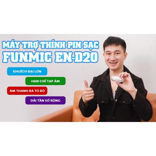 Video video hướng dẫn sử dụng tai nghe trợ thính không dây pin sạc funmic en-d20