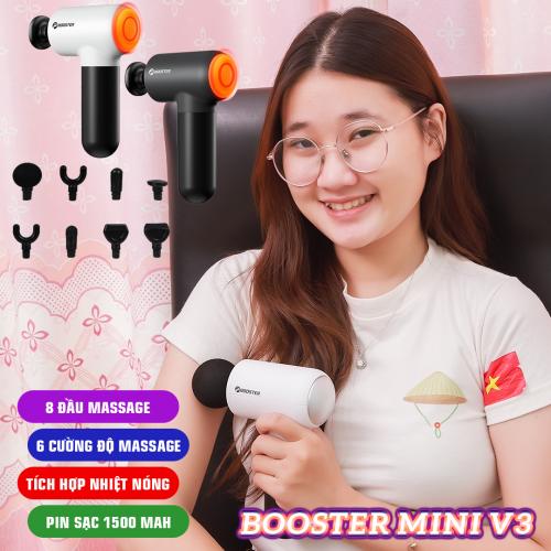Video review súng massage giãn cơ mini kèm nhiệt​ nóng Booster MINI V3