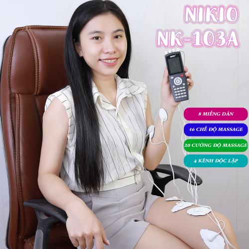 Video review máy massage xung điện nikio nk-103a - 4 kênh, 8 miếng dán, 16 chế độ, 20 cường độ tùy chỉnh
