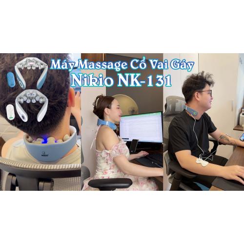 review máy massage cổ xung điện nikio nk-131 cùng mc diệu tiên