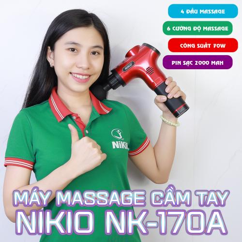Video review súng massage cầm tay nikio nk-170a