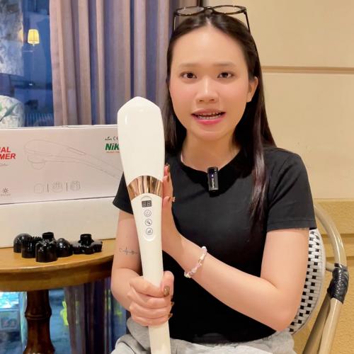 Video review máy massage cầm tay 7 đầu Nikio NK-177 - Trắng