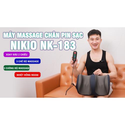 Video hướng dẫn sử dụng máy massage bàn chân và bắp chân pin sạc Nikio NK-183