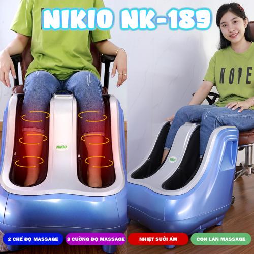 Video review máy massage bàn chân và bắp chân 4d nhật bản nikio nk-189