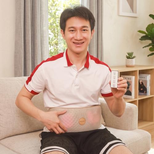 Video Đai massage chườm ấm lưng bụng Puli PL-518 