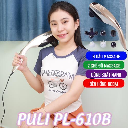 Video giới thiệu máy massage cầm tay cá mập Puli PL-610B