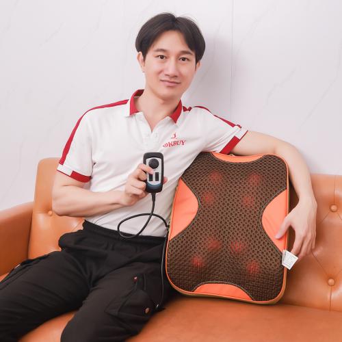 video máy massage lưng hồng ngoại 8 bi xoay puli pl-803a-w - hỗ trợ thư giãn và giảm đau mỏi vùng lưng 
