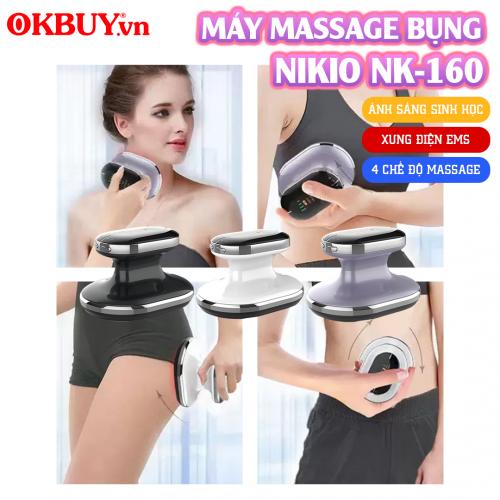 Video Máy massage giảm mỡ bụng cầm tay sóng RF, EMS Nikio NK-160 - Giúp Săn chắc Body hiệu quả