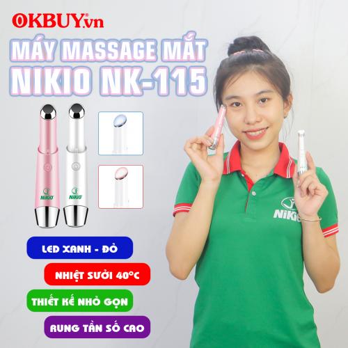 Video bút massage mắt, môi nhiệt nóng Nikio NK-115
