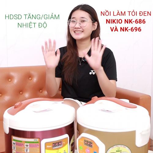 Video hướng dẫn cách tăng giảm nhiệt độ ở máy làm tỏi đen nikio nk-686 va nk-696